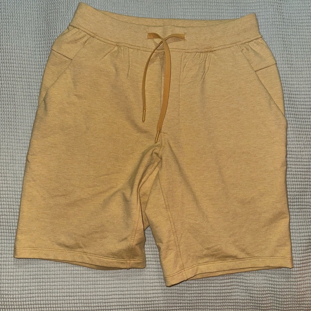 Lululemon Yellow Sweat Shorts Men’s Small